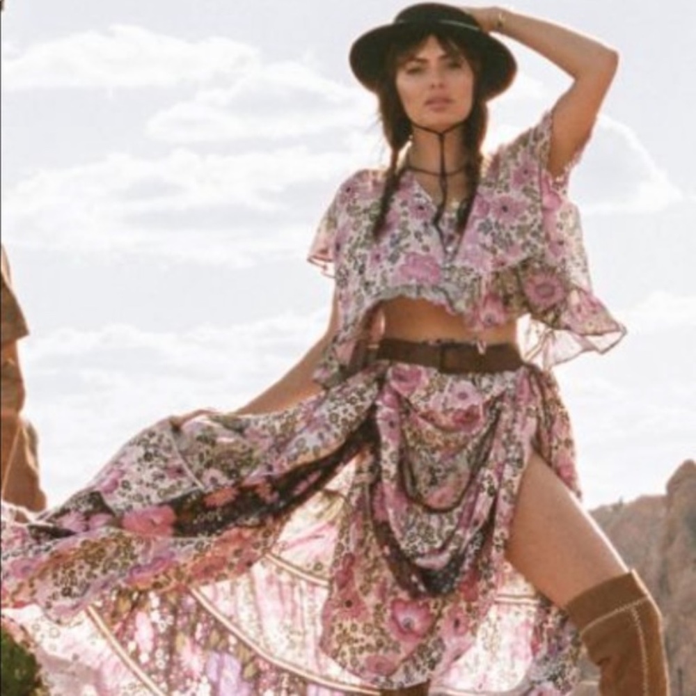 Desert Daisy Flutter Blouse in Lilac